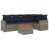 Coussin bleu marine / structure grise est en rupture de stock