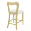 Ensemble de 2 tabourets de bar à cadre en bois avec repose-pieds-1263641151-1263641152