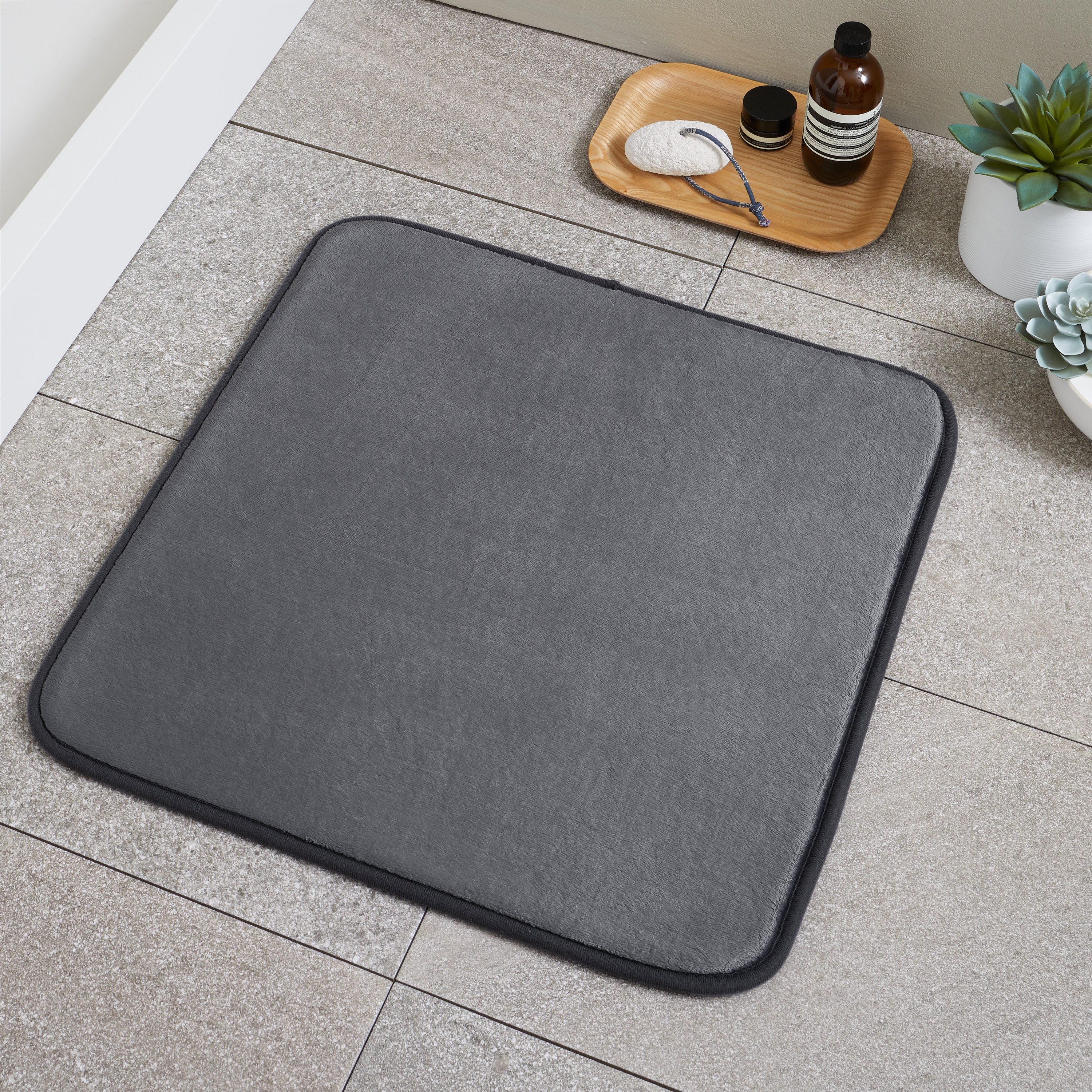 Buy Catherine Lansfield AntiBacterial Memory Foam Bath Mat and