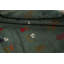 Tapis de zone en laine vert 3 pi 5 po x 4 pi 10 po one-of-kind-noué la main gabbeh Southwestern