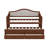 Twin Daybed With Trundle, Daybed With 2 Storage Drawers, Wooden Sofa Bed With Upholstered Button Tufted Backrest For Living Room-1385214269