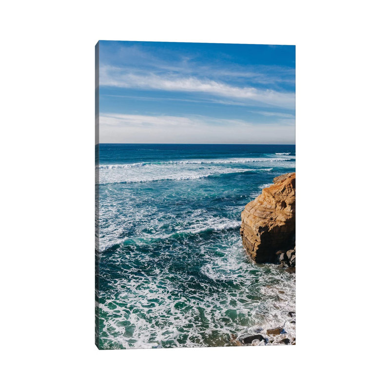Sunset Cliffs III by Bethany Young - Print on Canvas, 30.48cm H x 20.32cm W x 1.91cm D, Wrapped Canvas