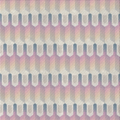 Tapis beige/rose à motifs