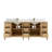 84'' Double Bathroom Vanity with Quartz Top-92504120-89856854