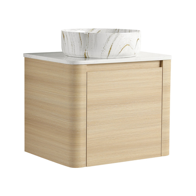Wall Mounted With Stone Top