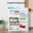R.W.FLAME 3.2 Cubic Feet Mini Fridge with Freezer-94166380