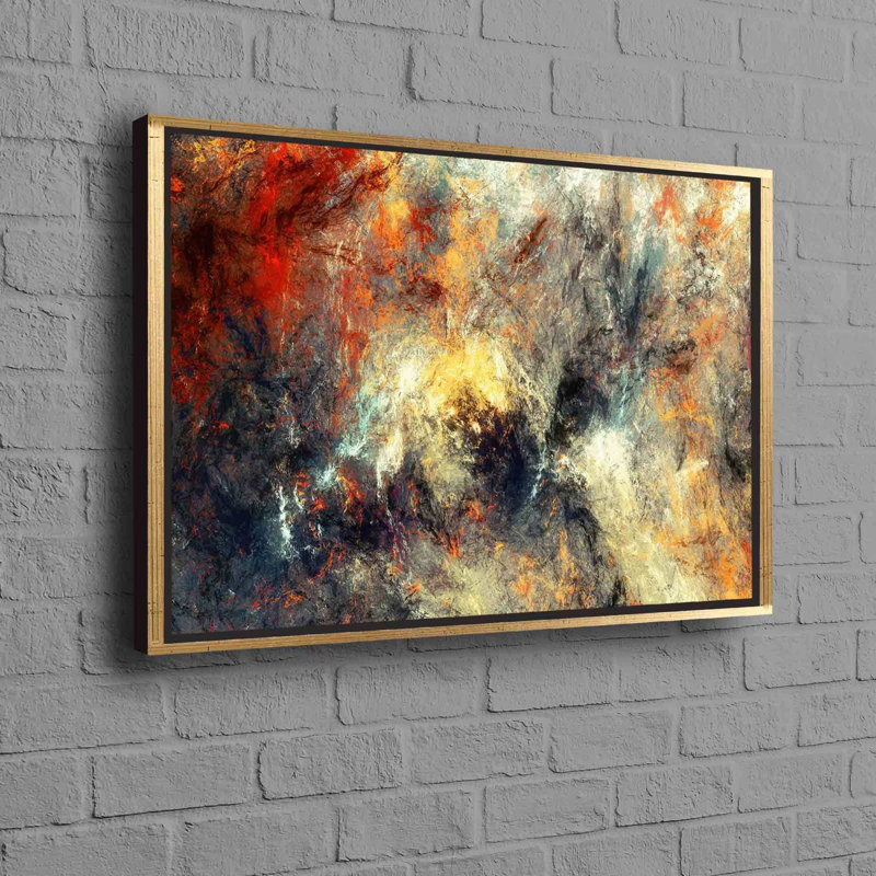 Superbe affiche d'art contemporain sur toile aux accents abstraits, parfaite pour la décoration murale moderne et l'esthétique luxueuse