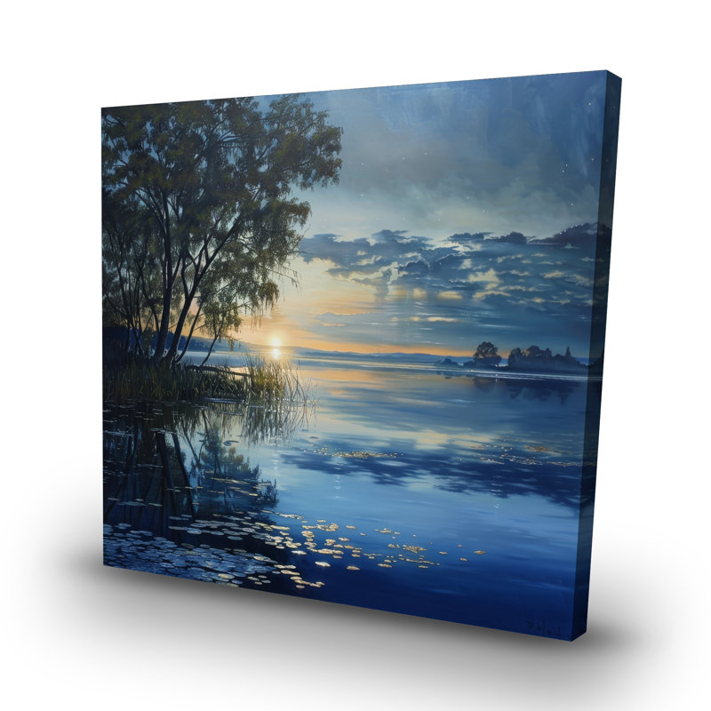 Marsh - 32"x32" art on canvas