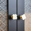 Black Solid + Manufactured Wood+Glass Display Cases