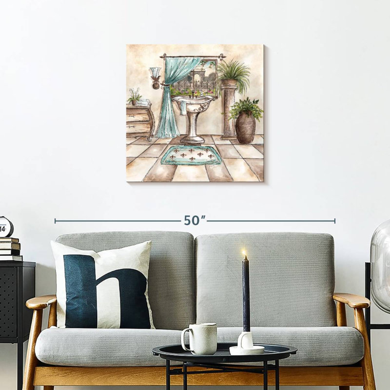 Lilie Paris Bath II, 24" H x 24" W