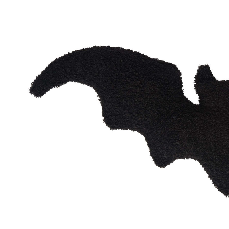 Bat Shaped Halloween Throw Pillow