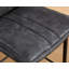 Tabouret de comptoir moderne rembourré avec dossier, avec pédales, avec structure en métal, tabouret de bar à hauteur de comptoir pour îlot de cuisine, bar à café.-1990058593