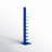 Ajax Stainless Steel 10-Tier Ladder Bookcase-91638544