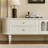 French cream-style storage cabinet TV stand-1757651144