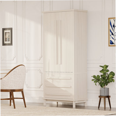 Armoire de cuisine avec tablettes, armoire d'appoint en bois avec 3 tiroirs pour la cuisine et la salle à manger