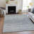 Machine Washable Indoor/Outdoor Amanda ACN2150 Striped Rug-113878178