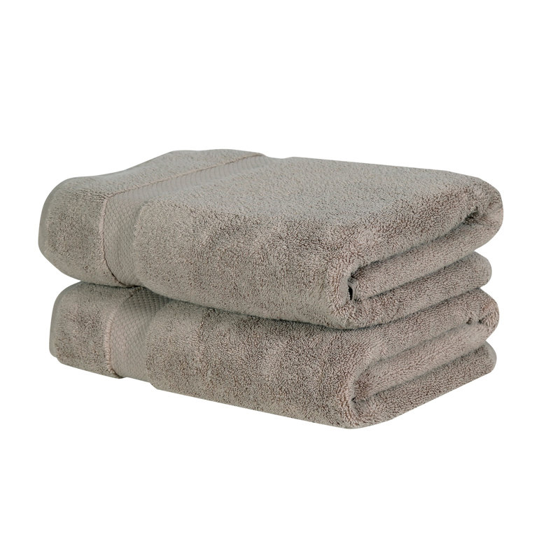 Splash 100% Cotton Zero Twist Bath Towel Set, 550 GSM Ultra Soft Absorbent Bath Towels for Spa & Daily Use, OEKO-TEX Certified, 2 Pack, Beige