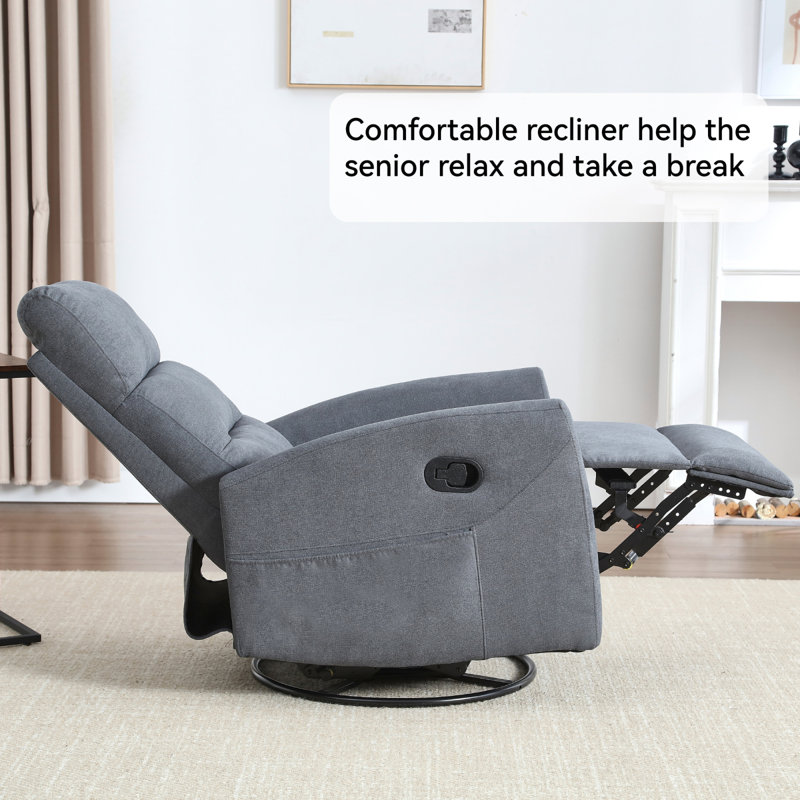Fauteuil de salon inclinable manuel °