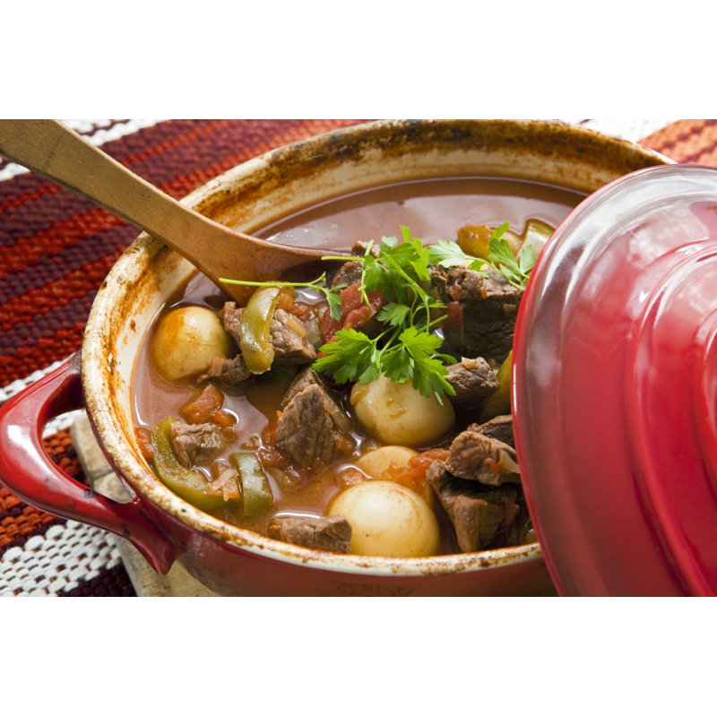 Goulash With Wooden Spoon by Robynmac - Wrapped Canvas Print, 30cm H x 46cm W x 3.8cm D