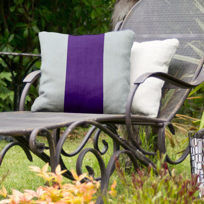 Striped Reversible Throw Pillow