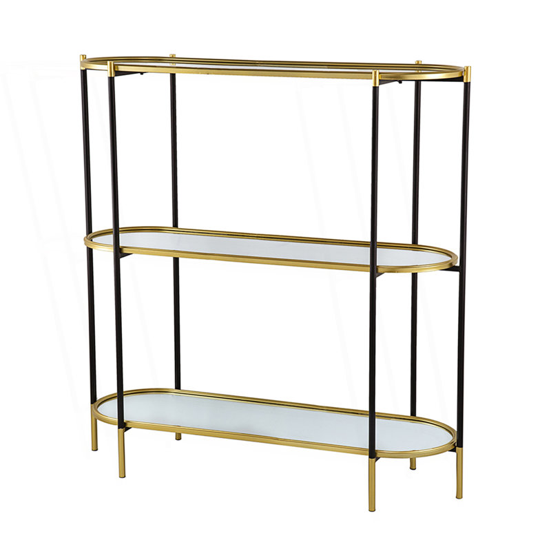 3-Tier Metal Console Table, Hallway Table