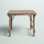 Table pliante carrée en bois récupéré