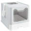 Tanju   Plastic Enclosed Litter Box with Scoop-441696345