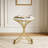 Small Sofa Side Table with Metal Frame