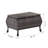 Dejiah Rectangular Wicker Outdoor Coffee Table with Storage