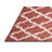 Machine Washable Trellis Red Area Rug-505063249
