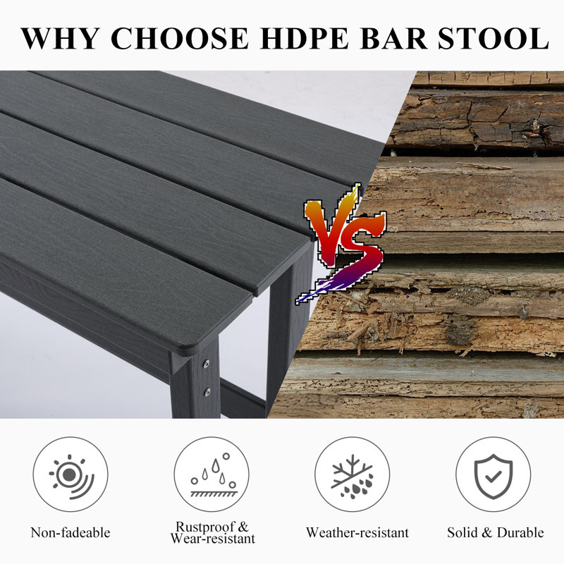 24" Patio Bar Stool