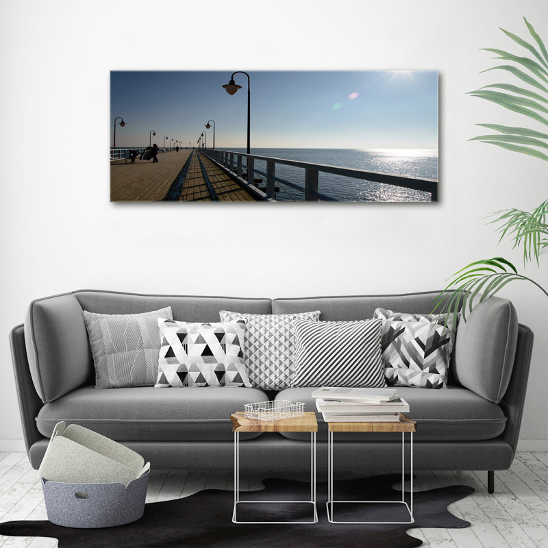 Pier In Gdynia - Wrapped Canvas Print