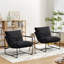 Fauteuil d'appoint 29 po de large avec structure en métal-64128818
