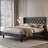 Bertillo Upholstered Metal Wingback Bed-1545679135-1545679133