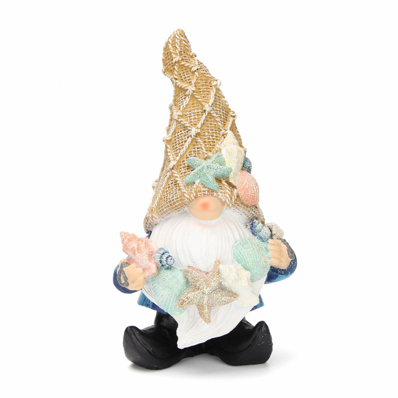 Ocean Blue Gnome with Sand Hat