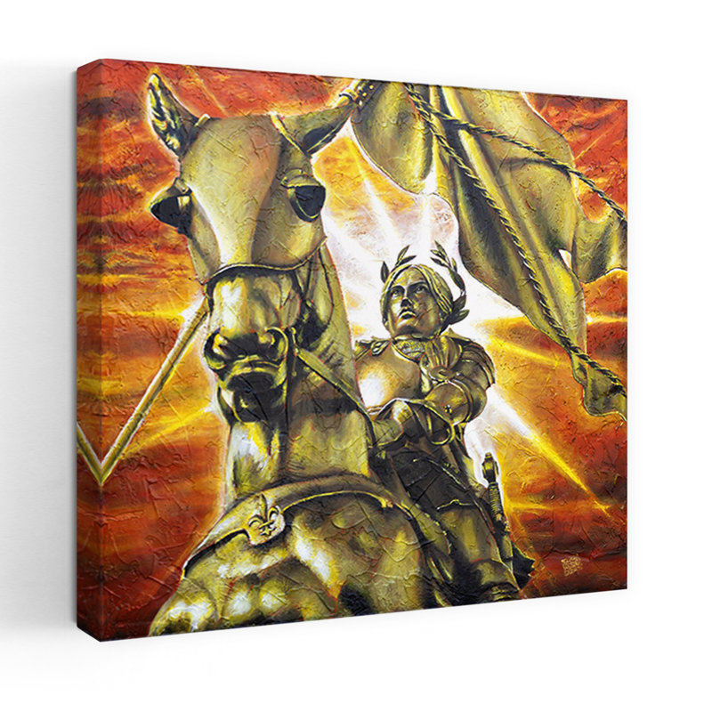Art contemporain Art cheval contemporain, H 36 po x l 36 po