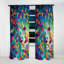 Multicolor Vibrant Vines I - Rideau abstrait occultant Abstract Botanicals - 1 panneau-107823977