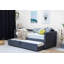 Adona Upholstered Daybed with Trundle and Mattress-38256939-38256940
