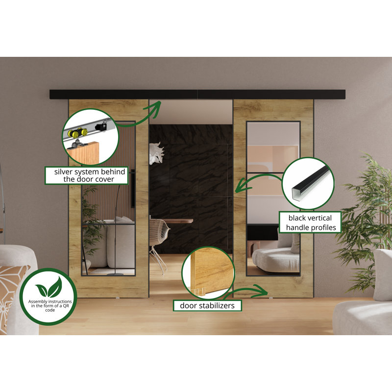 DOOR TORI 2, 194cm x 205cm, Beige