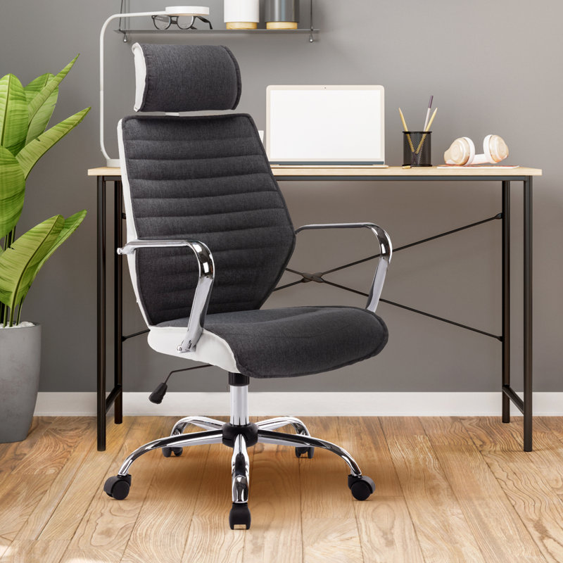 Hilbert Polyester Blend Task Chair with Headrest
