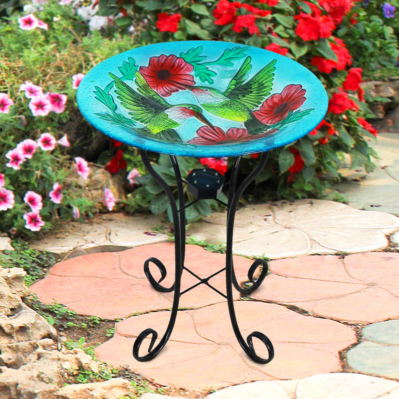 Bain d'oiseaux solaire Fessenden