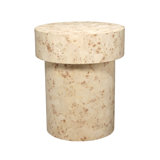 Configuration Wood Side Table, Bleached