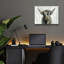  «Highland Cow Horizontal» par Silvia Vassileva, art mural en verre acrylique, 16 po x 12 po
