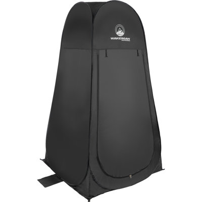 Wakeman Pop Up Pod (L) 3.3ft x (W) 3.3ft x (H) 6.2ft - Portable Privacy Tent, Camping Tent