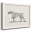 Neutre pointeur II, reproduction d'art sur toile-1218869746-1218869747
