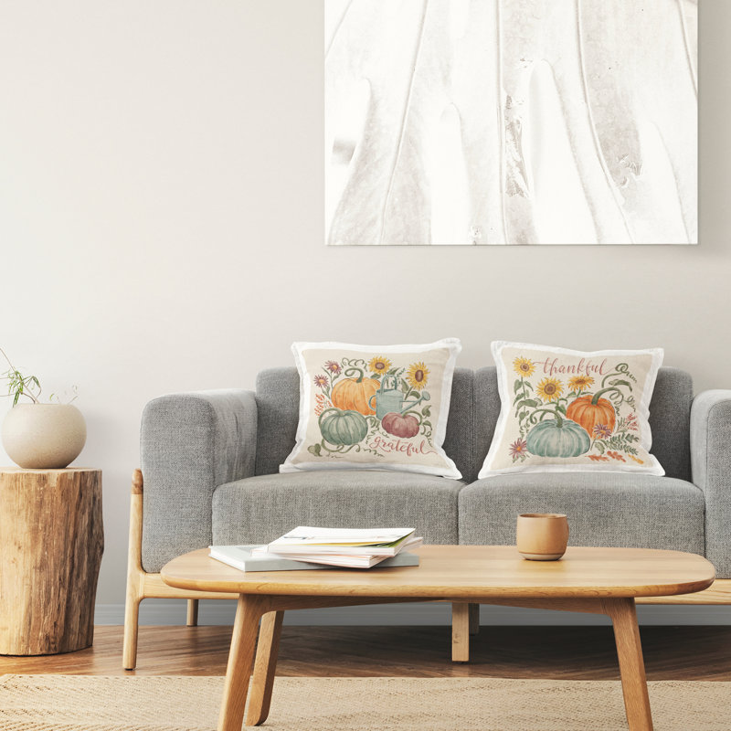 Ensemble 2 pièces de housse de coussin décoratif carré en polyester par Janelle Penner