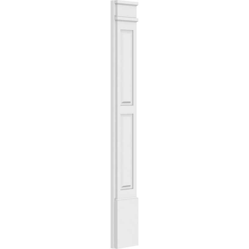 Pilastre en PVC TruCraft, Base et chapiteau décoratifs, 8", 72 po