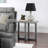 Moseberg 24" Distressed Gray End Table