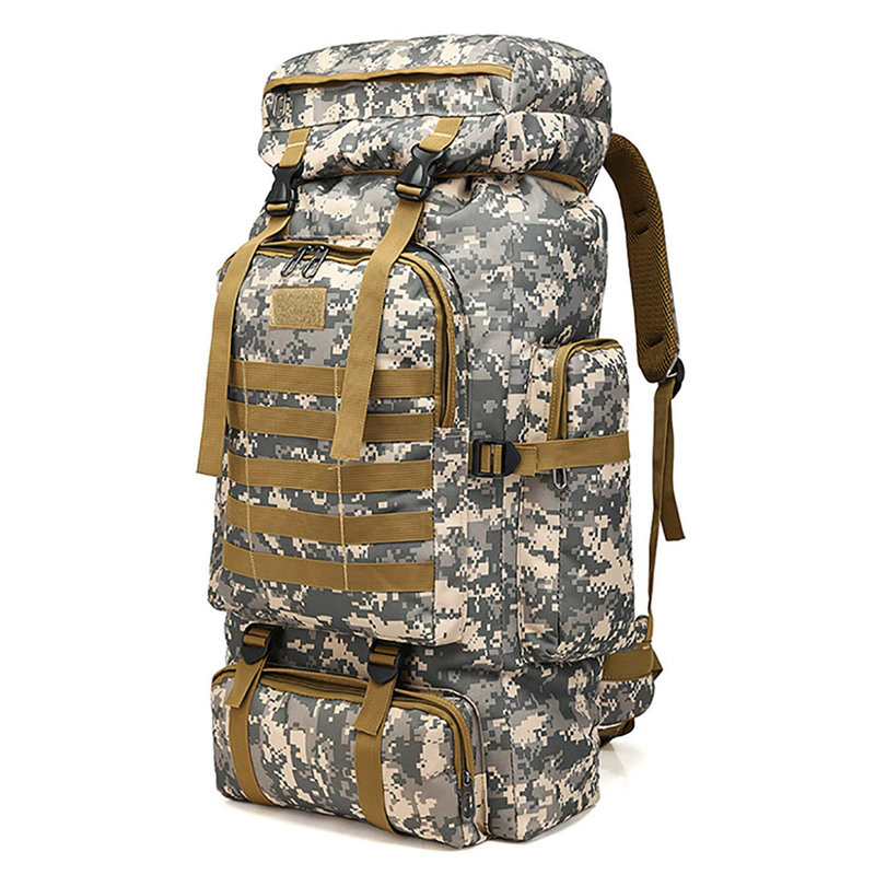 Nylon Picnic Backpack, Gray