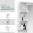 Beka Vanity Set with Mirror Make up Table Spa Beauty Styling Barber Station-1355764951